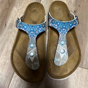 New Birkenstock 36 blue sandal